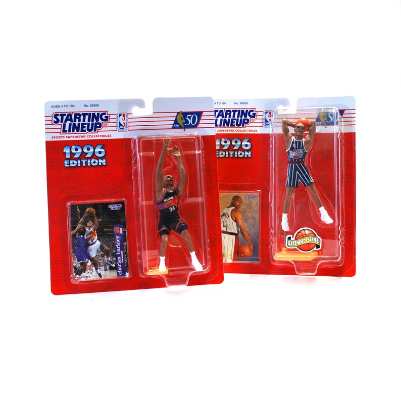 Charles Barkley Starting Line Up Figures Regular /& Extended 1996 Houston RocketsPhoenix Suns