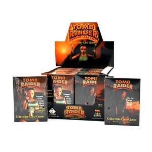 Tomb Raider Quest Decks Trapped in the Tombs & Into the Caves Starring Lara Croft 1999