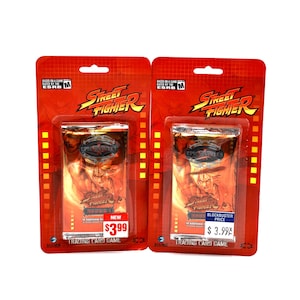 2 paquetes de tarjetas de juego de Street Fighter Epic Battles Puntuación Entretenimiento
