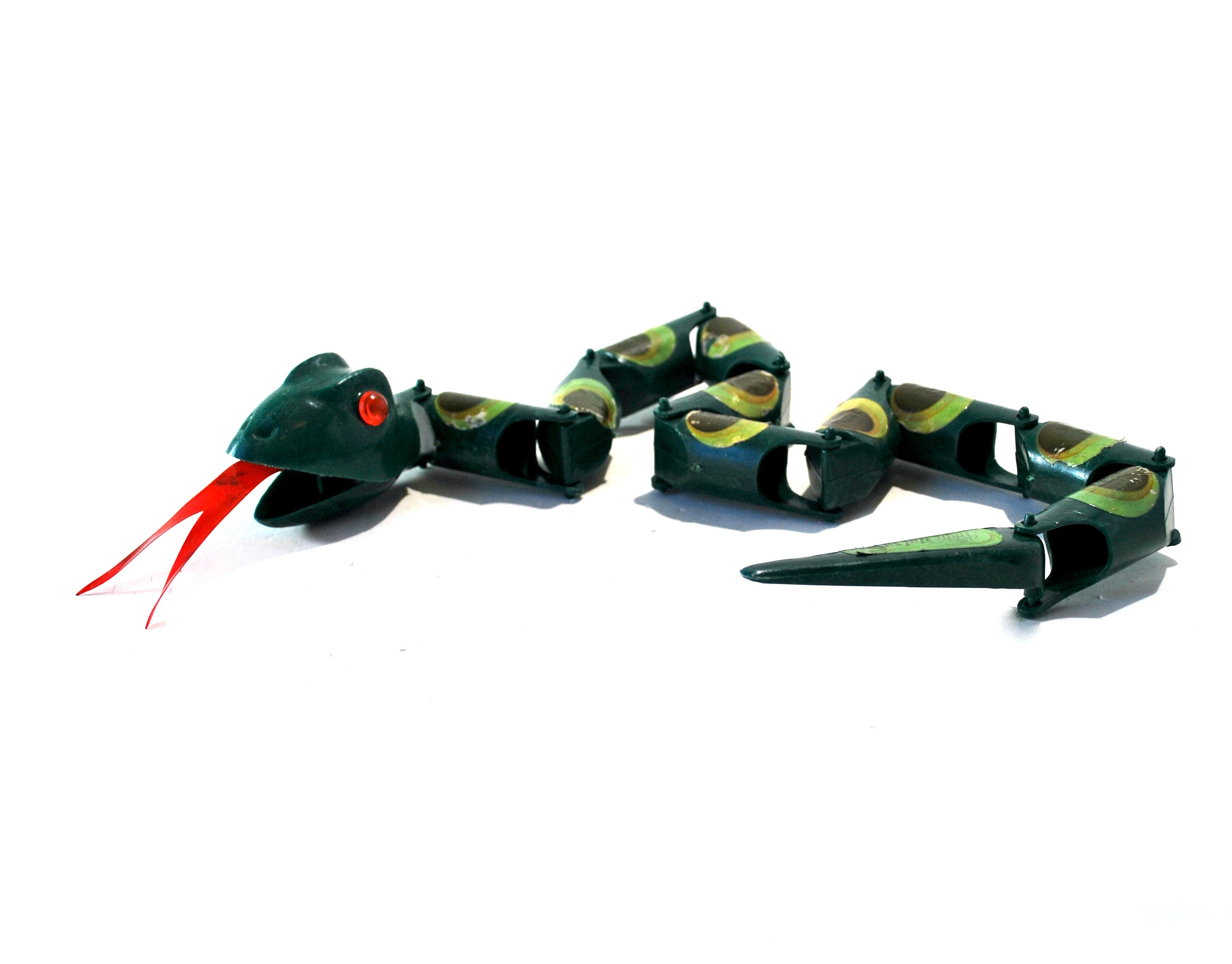 Vintage Imperial Toys Slithering Jointed Snake Green - Etsy