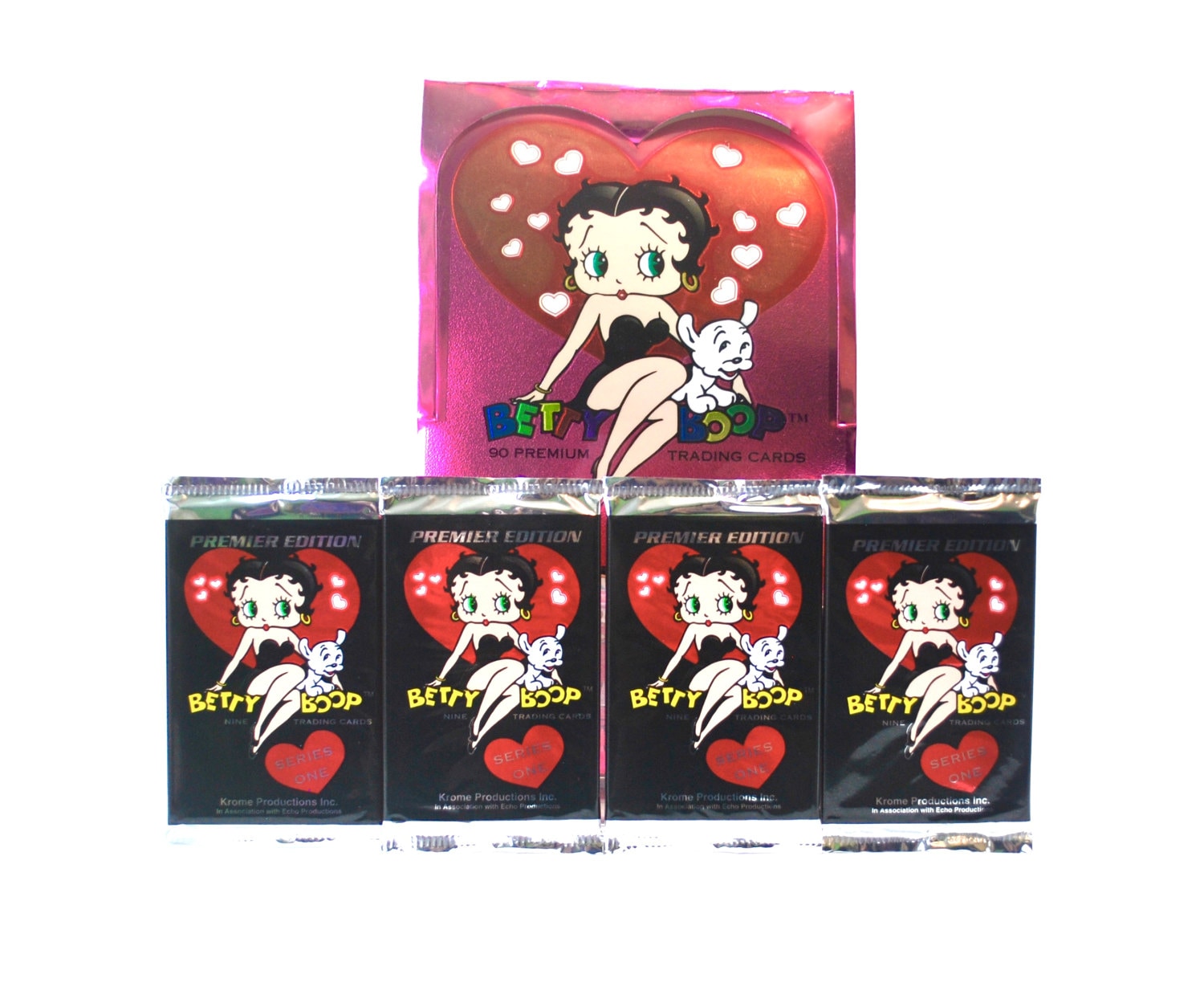 4 Packs Betty Boop Trading Cards 1995 by Krome - Etsy