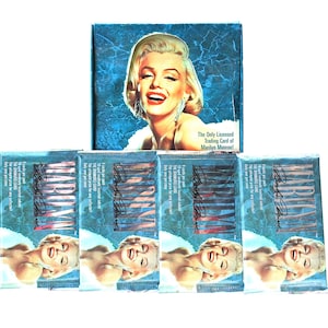 4 confezioni di carte collezionabili di Marilyn Monroe