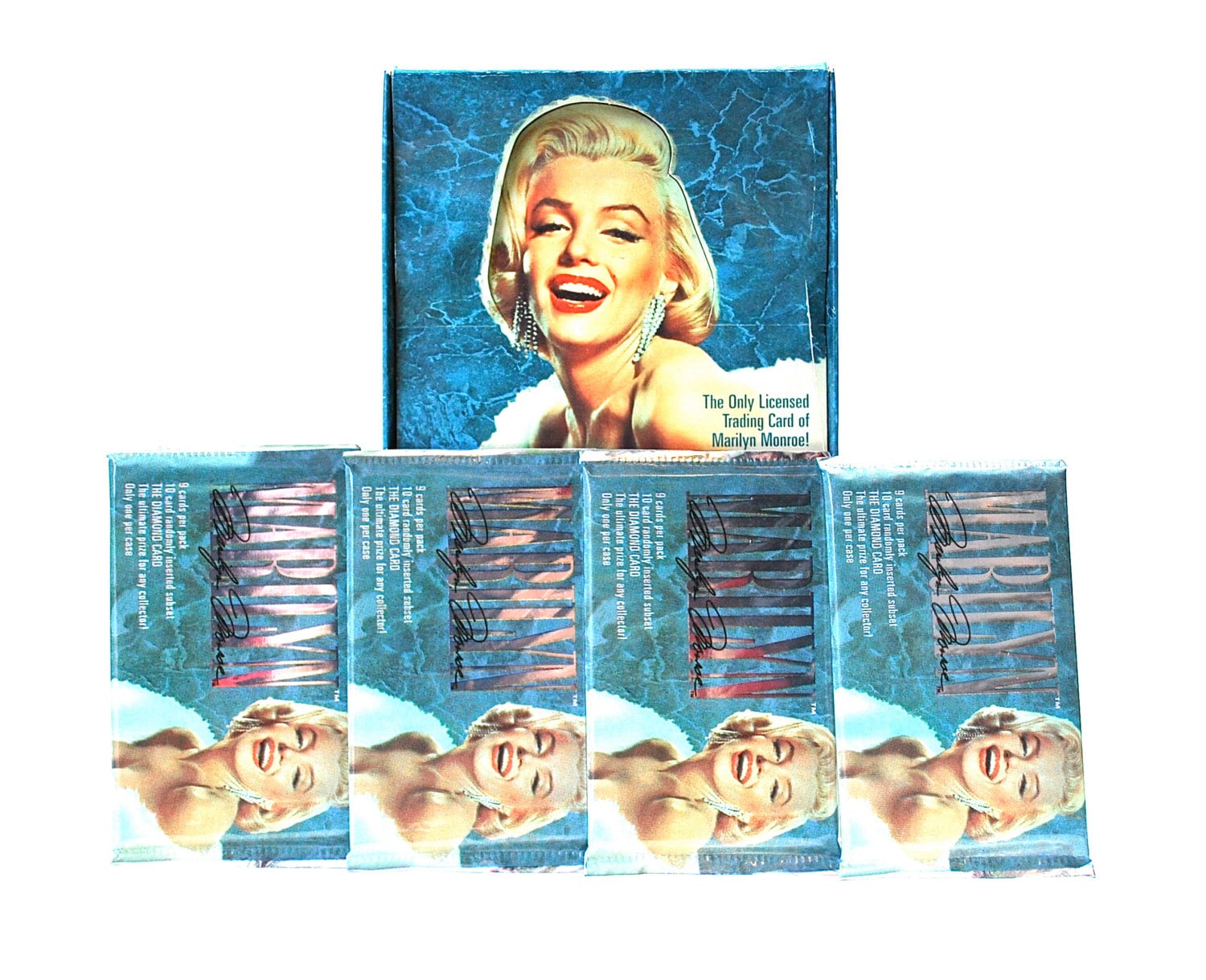 Marilyn Monroe (NMMM, 1963). Trade Cards (20) (2.5 X 3.5) & Stand, Lot  #50271