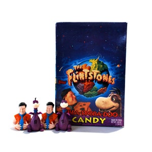 Flintstones Candy Dispensers Fred Flinstone & Dino Yabba Dabba Doo Topps 1993 John Goodman