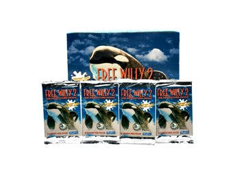 4 packs Free Willy 2 The Adventure Home trading cards Skybox 1995 5 cards per pack