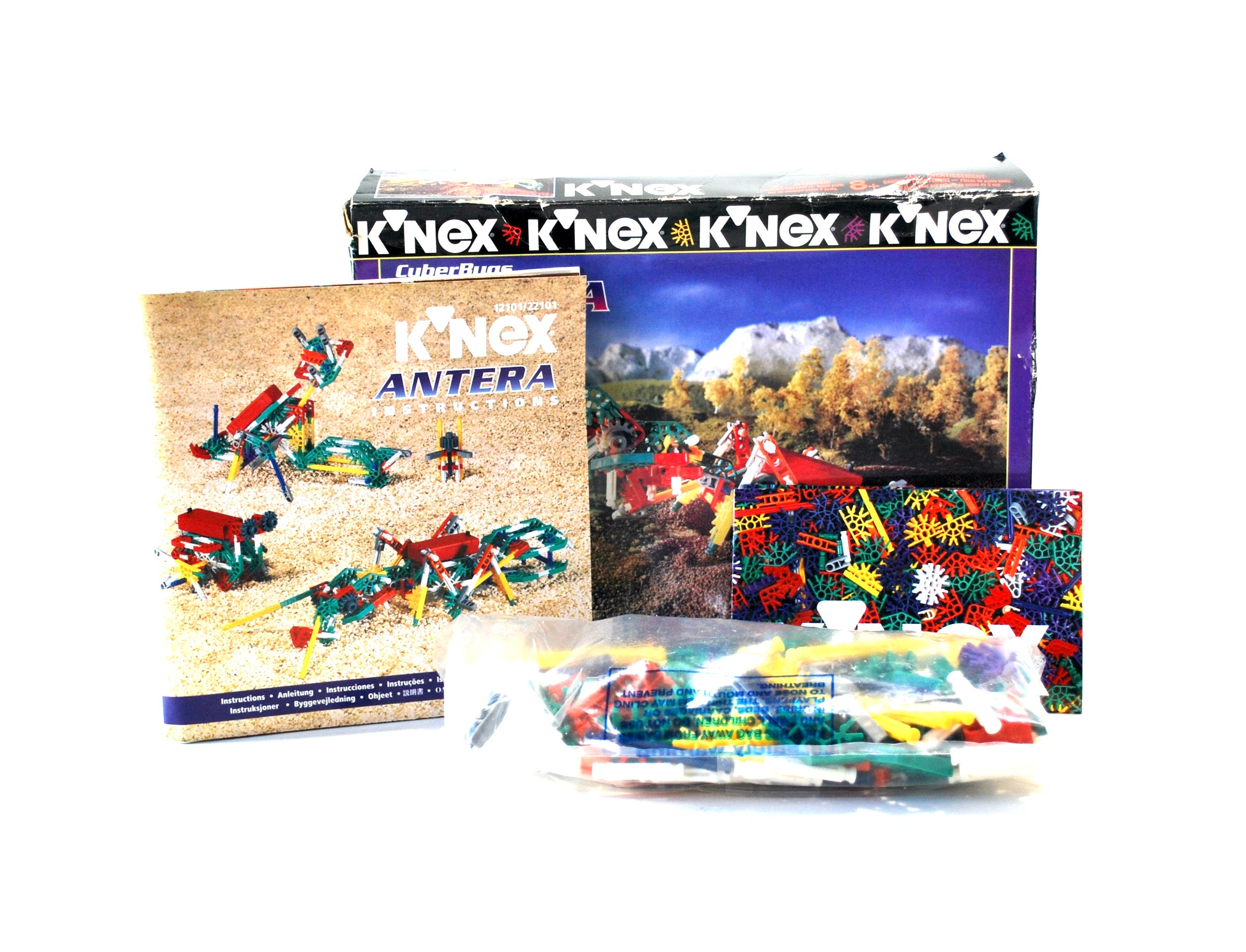 K NEX Cyber Bugs Antera New Open Box Builds 3 Models W power Pack 1995 Etsy
