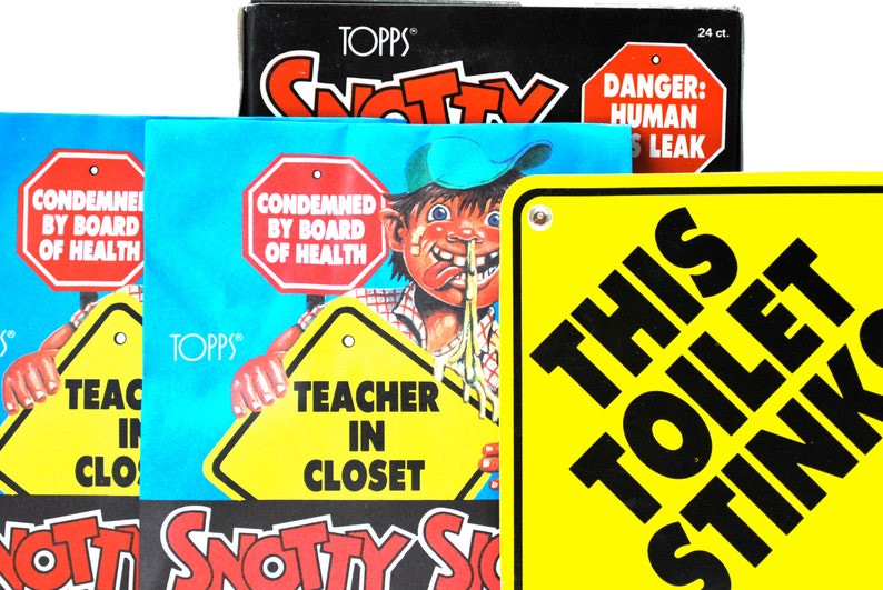 2 Snotty Signs by Topps 1986 GPK image 2