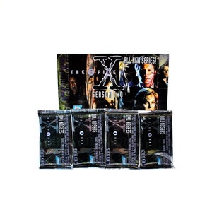 4 packs X Files Trading Cards Season 2 by Topps 1996 Scully & Mulder
