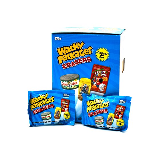 Wacky Packages Eraser Packs & Vending Box Series 2 Topps GPK