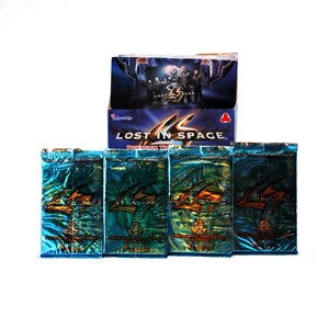 4 Packungen Lost In Space Trading Cards von Inkworks 1998