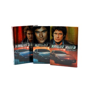 Sealed Knight Rider DVD Box Sets Seasons 1-3 David Hasselhoff & K.I.T.T.