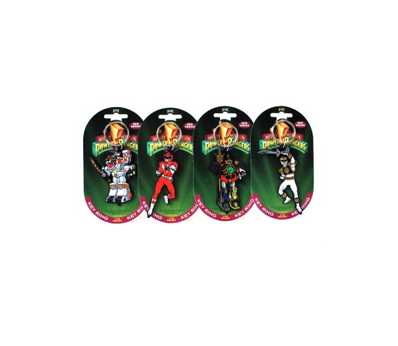 Power Rangers Key Ring Collection Old Stock 1994 Thunder Megazord