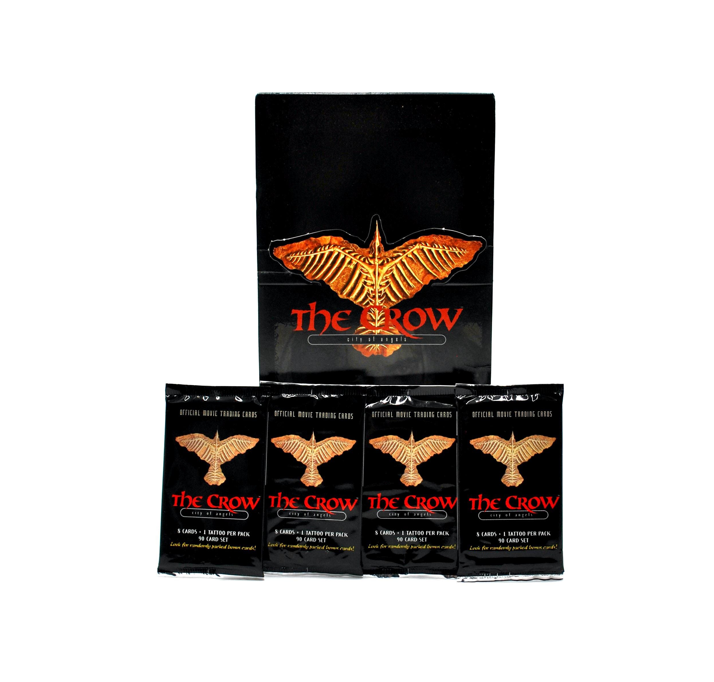 4 Packs the Crow City of Angels Trading Cards 8 Cards & 1 Tattoo 