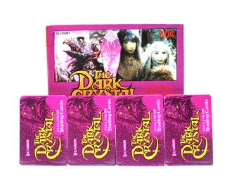 4 packs of Dark Crystal Trading Cards made by Donruss 1982 Jim Henson