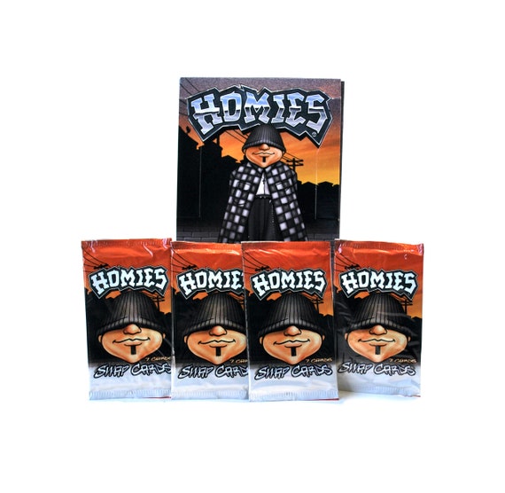 4 Packs of Homies Trading Cards Swap Cards Baddest on the Block