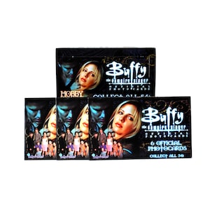 4 packs Buffy the Vampire Slayer Official Photo Cards by Inkworks 1999
