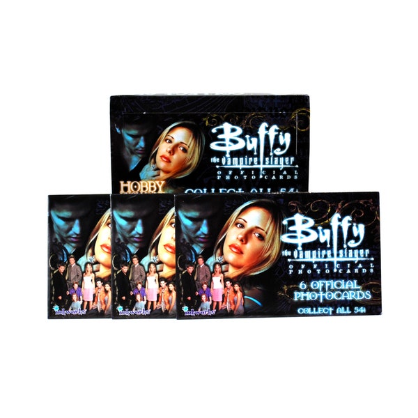 4er Pack Buffy the Vampire Slayer Offizielle Fotokarten von Inkworks 1999