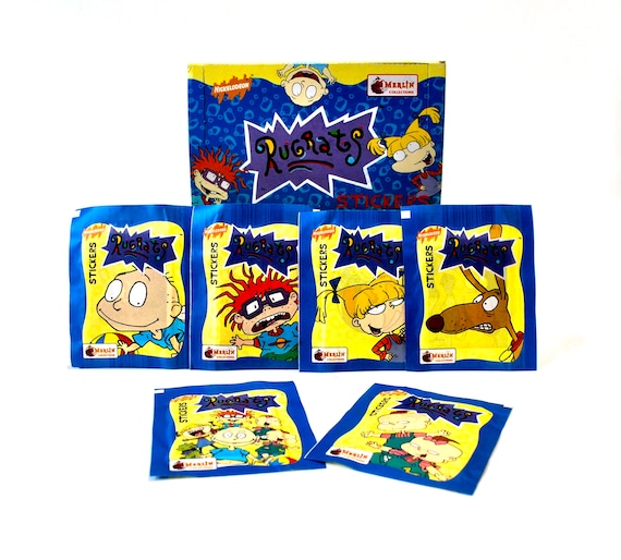 6 Packs Rugrats Stickers Nickelodeon 1997 Tommy, Angelica, Chuckie