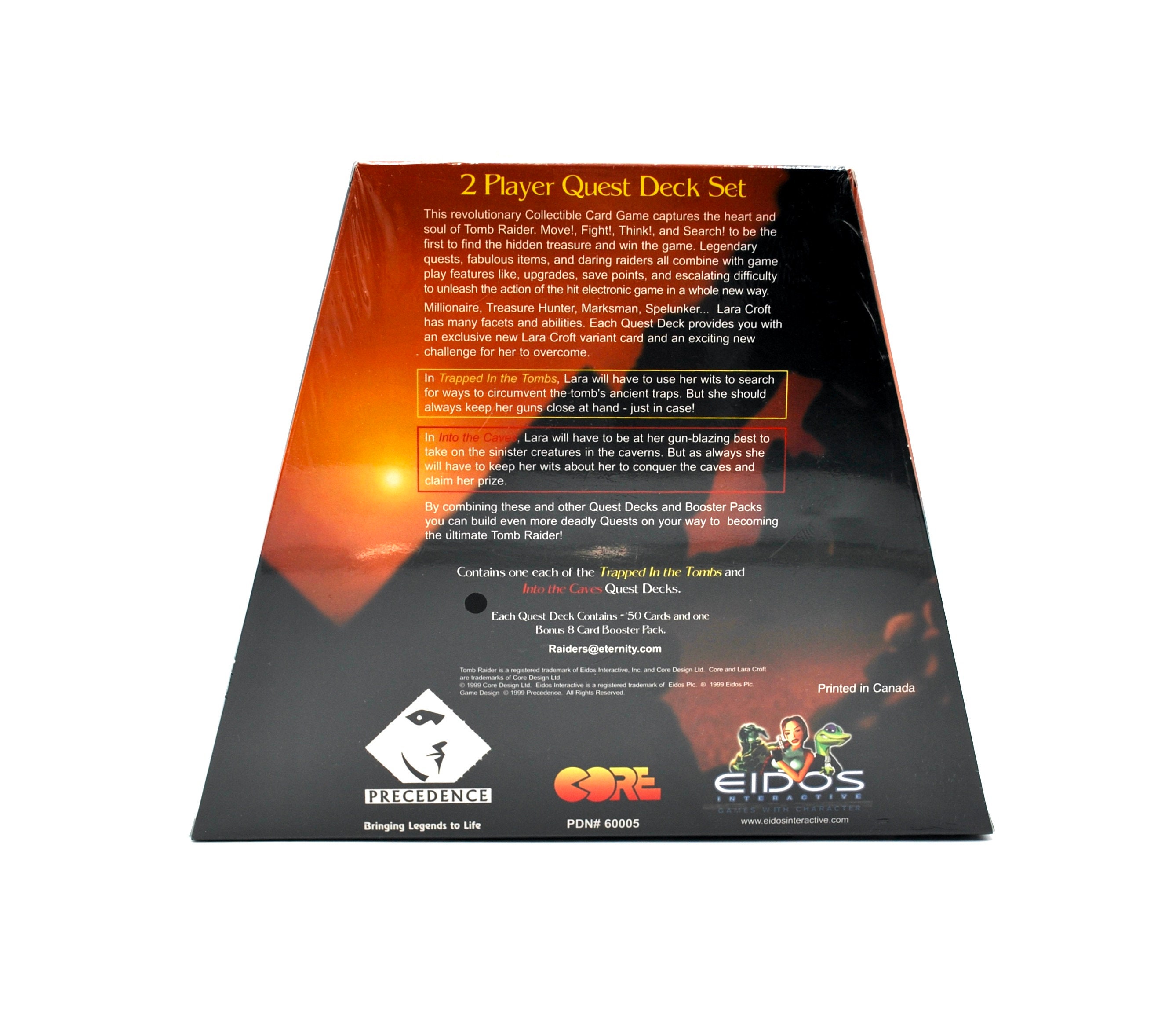 Tomb Raider Collectible Card Game 2 Player Quest Deck Starring