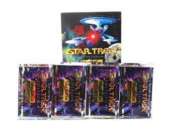 4 Star Trek Master Series Trading Card Packs by Skybox 1993