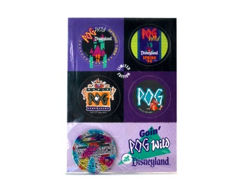 Disneyland Goin Pog Wild Set Spring 1994 WPF World Pog Federation Pogs & Slammer