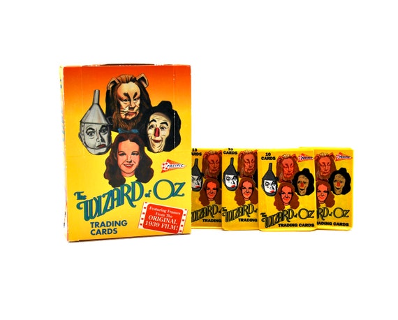 4 Packs Wizard of Oz Trading Cards & Vending Box by Pacific Judy