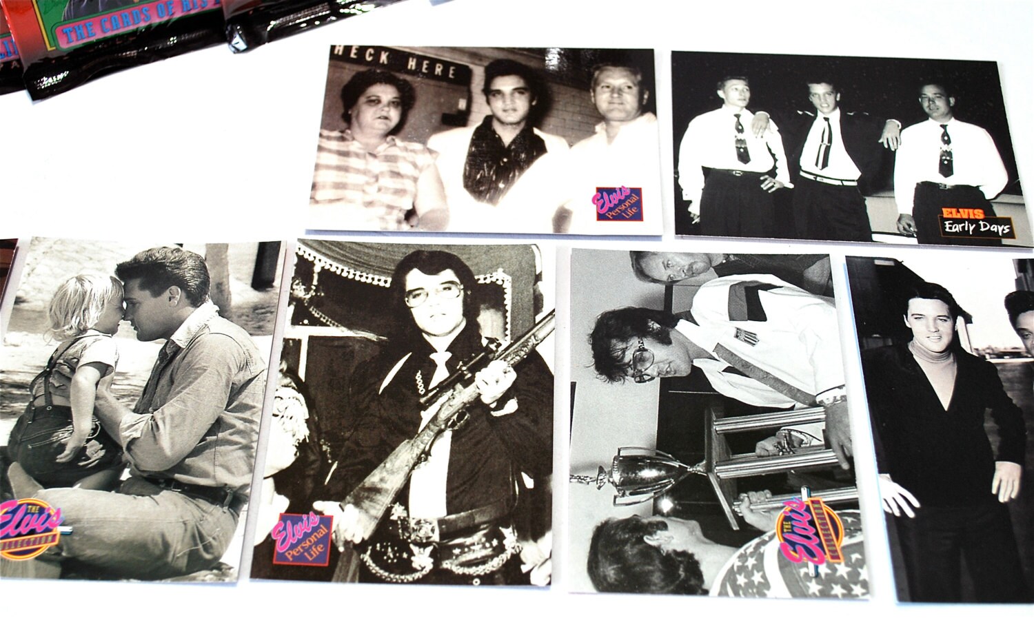 4 Packs of Elvis Collection Trading Cards 1992 Series 1 - Etsy