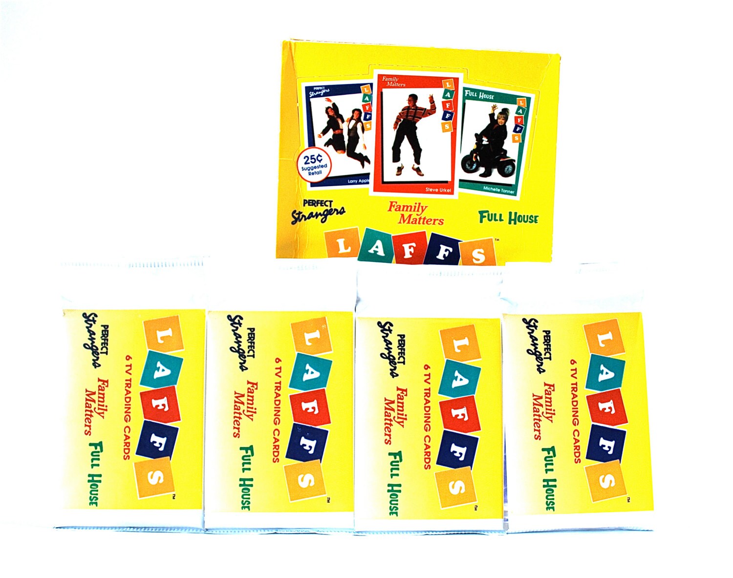 4 Packs Full House & Family Matters TV Trading Cards 1991 Bob 