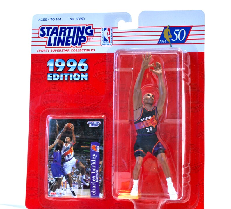 Charles Barkley Starting Line Up Figures Regular /& Extended 1996 Houston RocketsPhoenix Suns