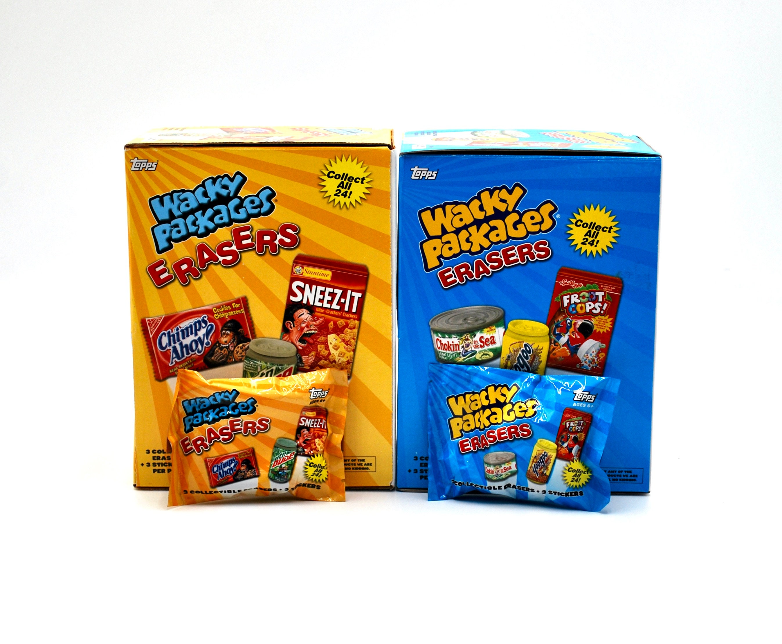 Wacky Packages Eraser Packs Series 1 & 2 Topps GPK Parodies - Etsy