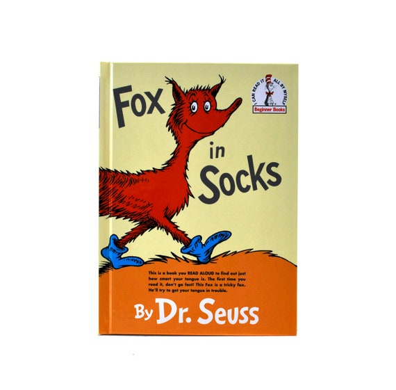 Fox in Socks By Dr Seuss A Book you Read Aloud Beginner Books Etsy
