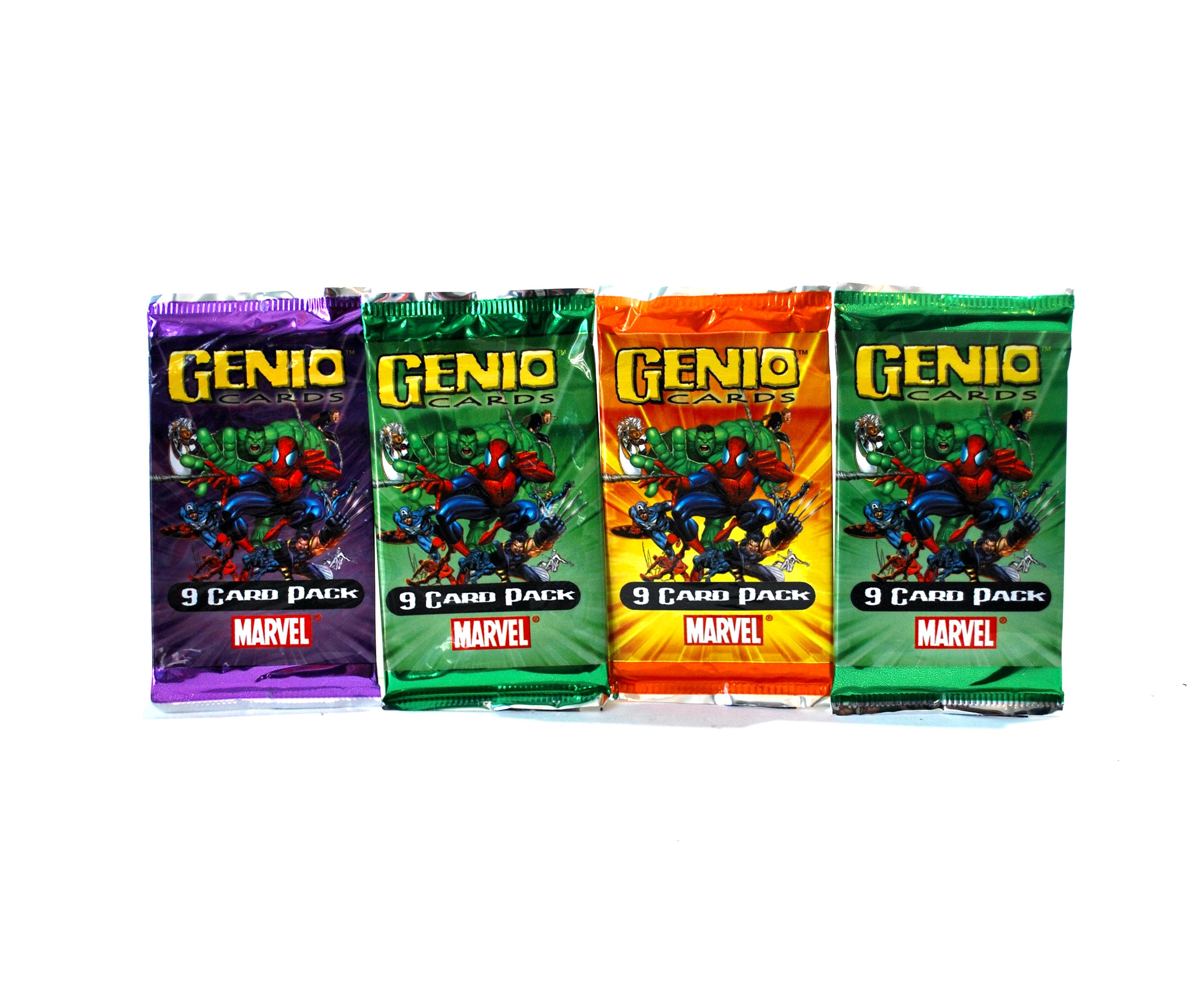 マーベル ジェニオ カード パック 4 枚 スーパーヒーロー 教育用