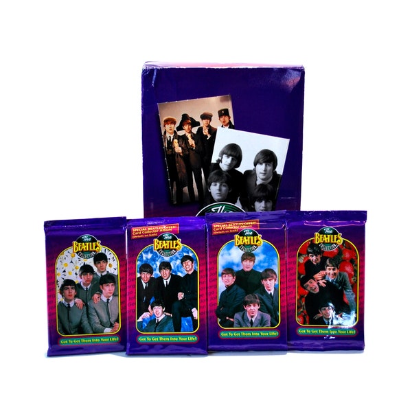 4 Beatles Collection Trading Card Packs by River Group 1993