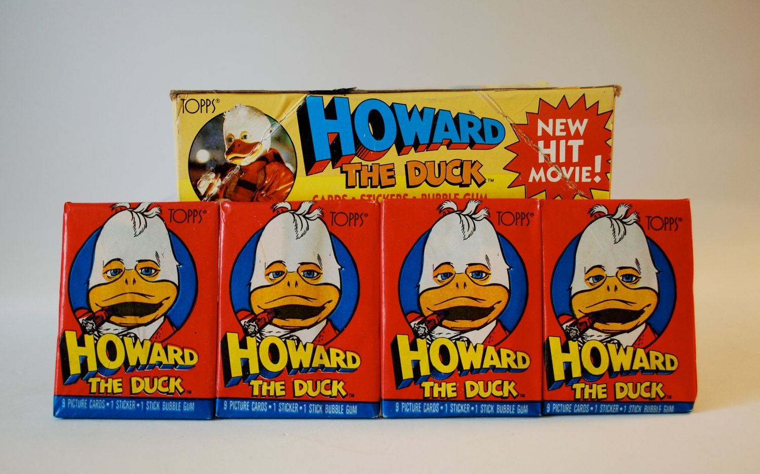 2 Howard the Duck Trading Card & Sticker Packs by Topps 1986 Etsy