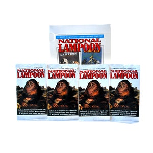 4 packs National Lampoon Trading Cards Frazetta, Boris, & More