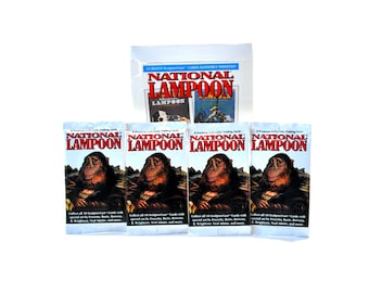 4 packs National Lampoon Trading Cards Frazetta, Boris, & More