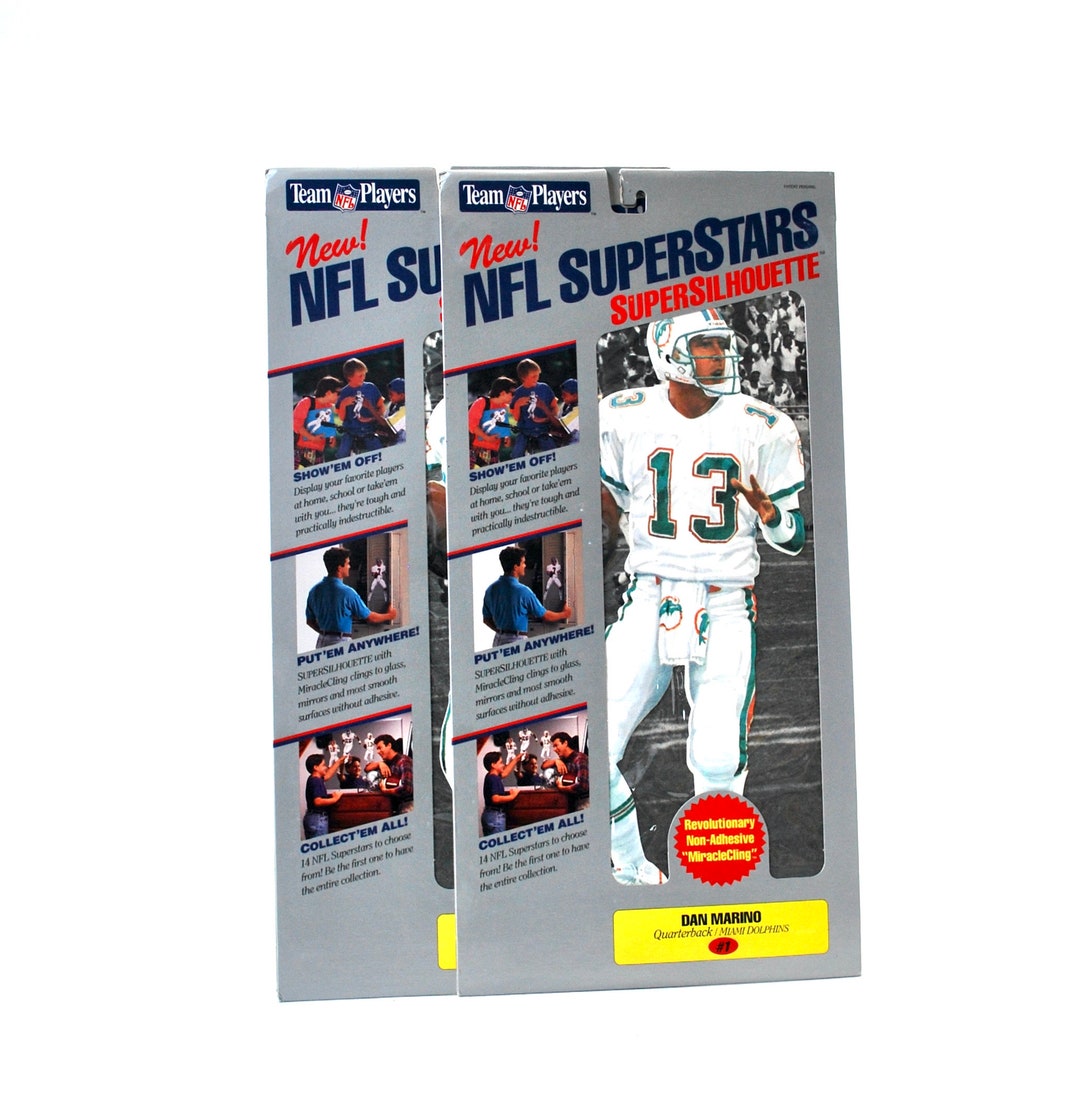 Dan Marino NFL Super Silhouette Cling Miami Dolphins Old Stock