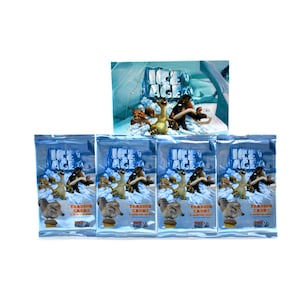 4 paquetes de tarjetas coleccionables de Ice Age de Hero Factory