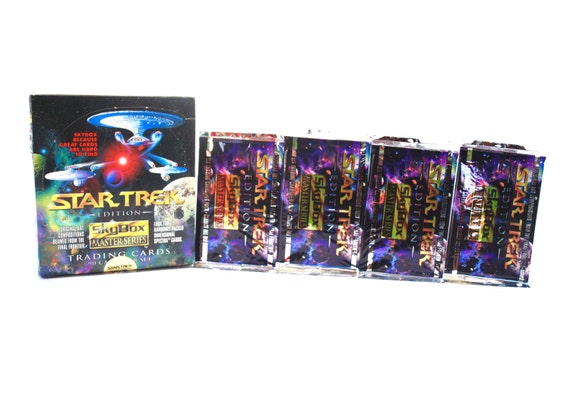 4 Star Trek Master Series Trading Card Packs by Skybox 1993 - Etsy