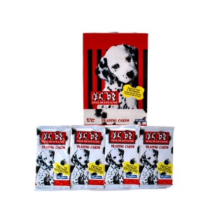4 packs 101 Dalmatians Trading Cards by Skybox Walt Disney Cruella De vil