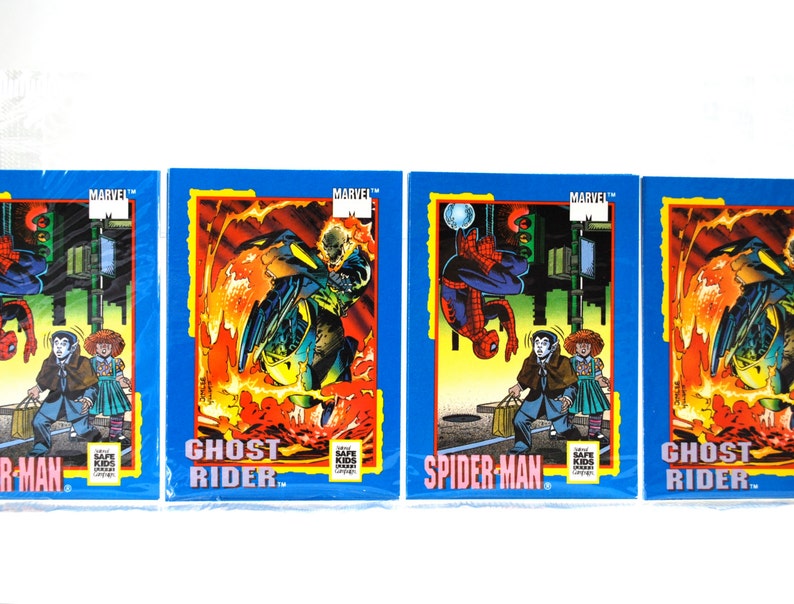 Marvel Trading Card Treats 6 Card Set Impel 1991 Etsy