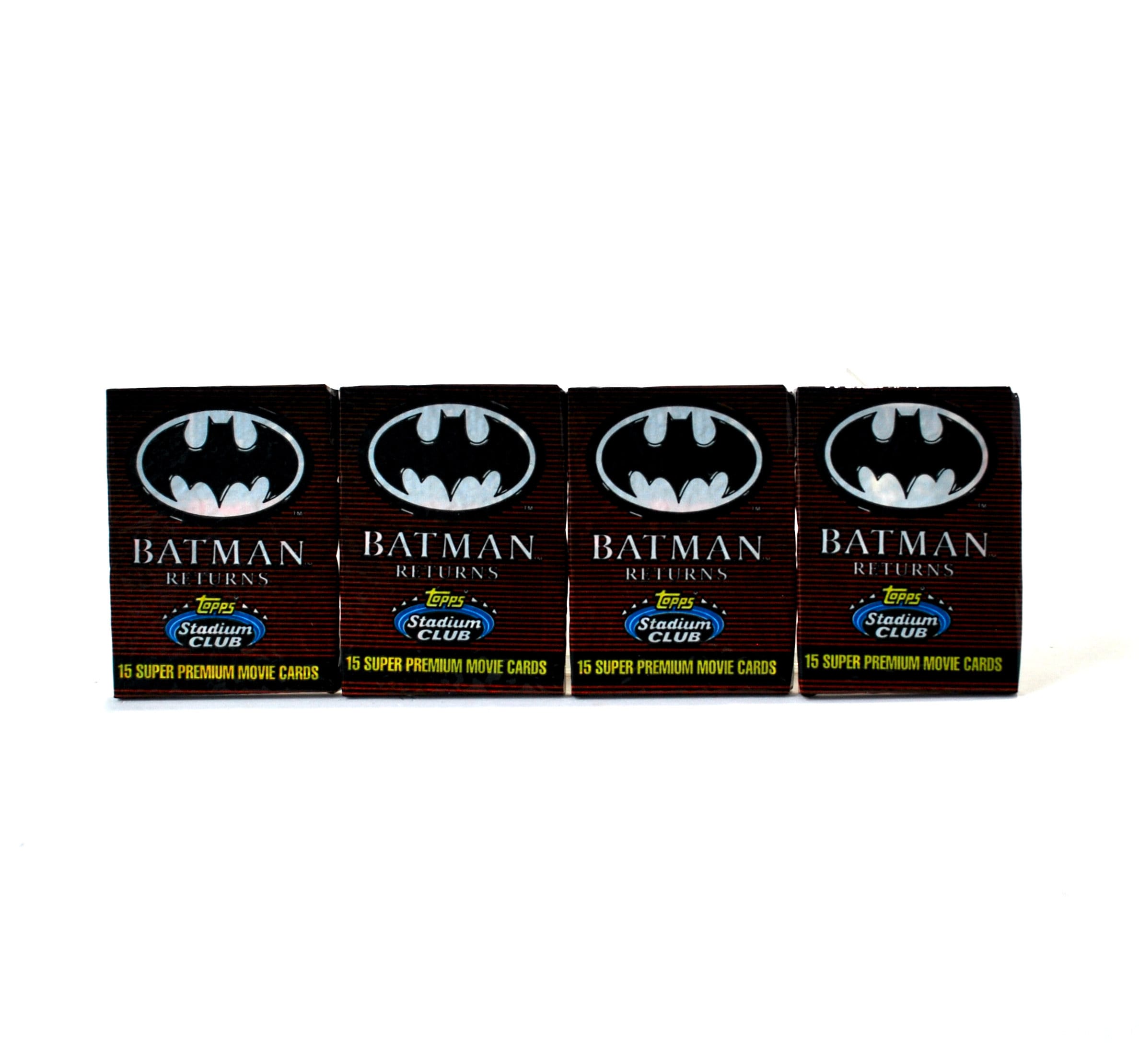 4 Packs of Batman Returns Trading Cards by Stadium Club 1991 - Etsy Israel