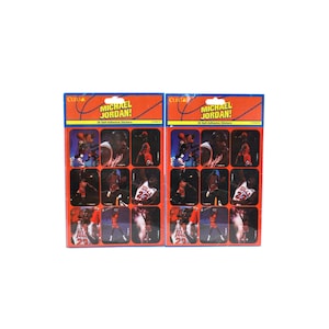 Michael Jordan Sticker Sheets Sealed Pack 36 Adesivi Chicago Bulls