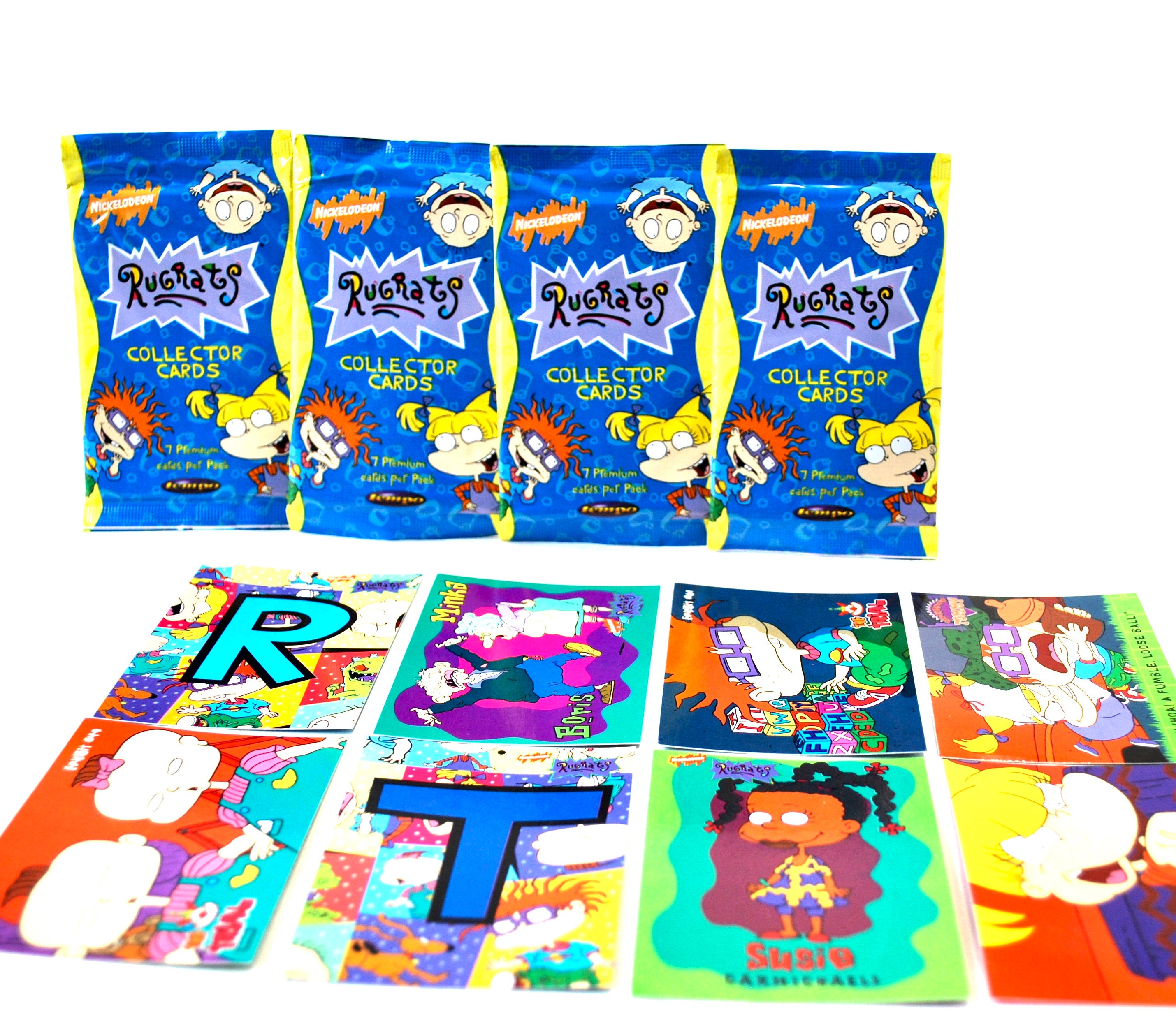 4 Packs of Rugrats Trading Cards by Tempo 1997 Nickelodeon Tommy