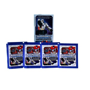 5 Transformers Generation One Sticker Packs by Cards Inc