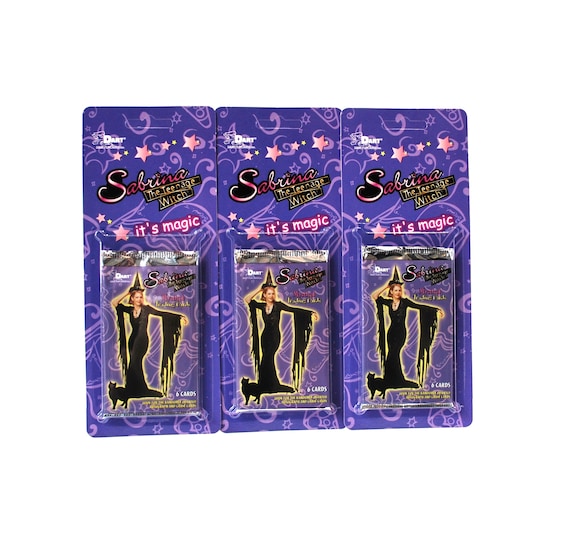 4 Packs Sabrina the Teenage Witch Trading Cards Melissa Joan Heart