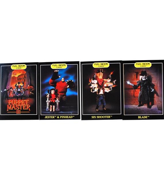 Puppet Master Trading Card Pack by Full Moon Cards Set of 5 Cards