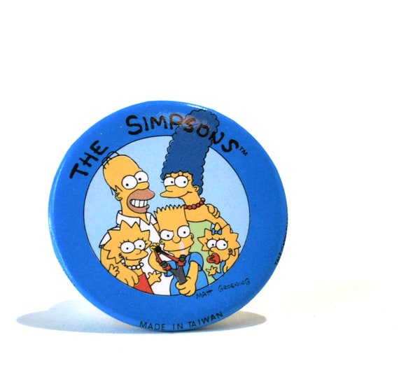 Simpsons Button Collection Set of 6 New Old Stock… - image 5