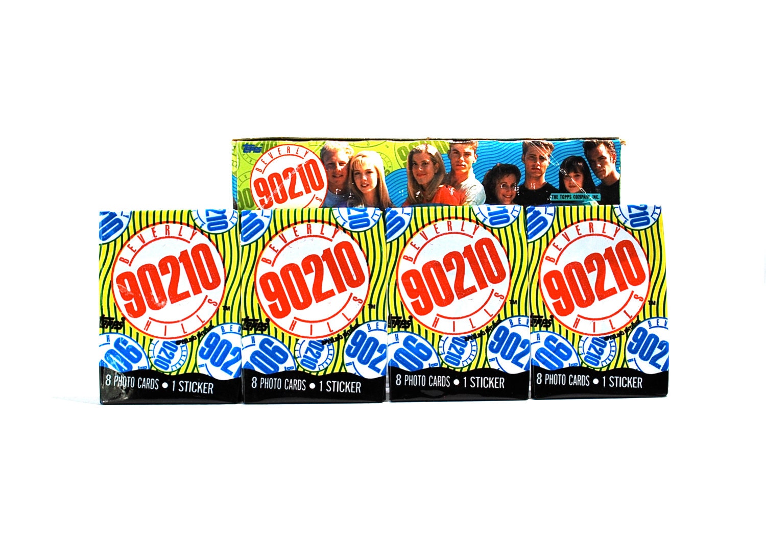 4 Beverly Hills 90210 Trading Card & Sticker Packs by Topps Etsy
