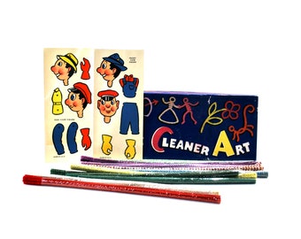 Pipe Cleaner Art Set Something New! Arts & Crafts Super Kitschy